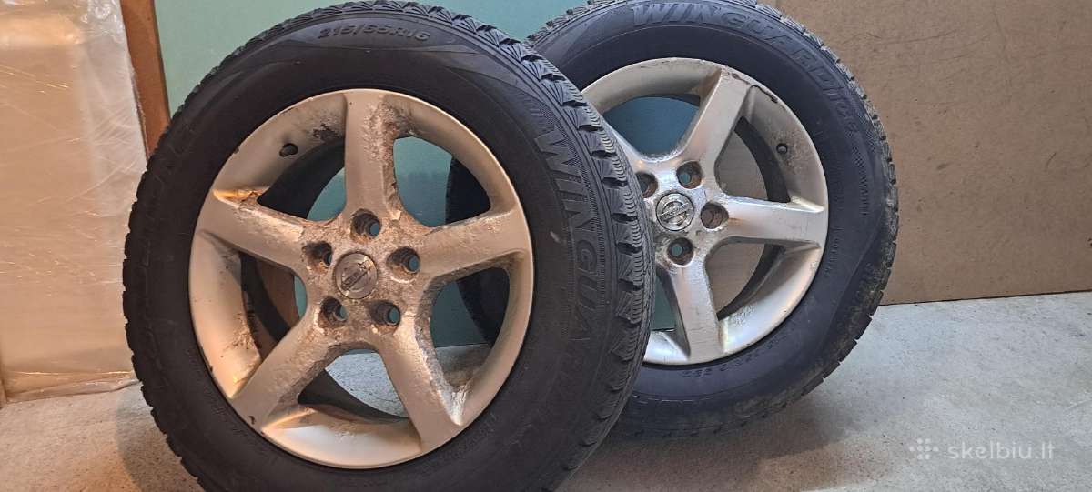 Ziemines padangos su ratkankiais.nissan X - trai