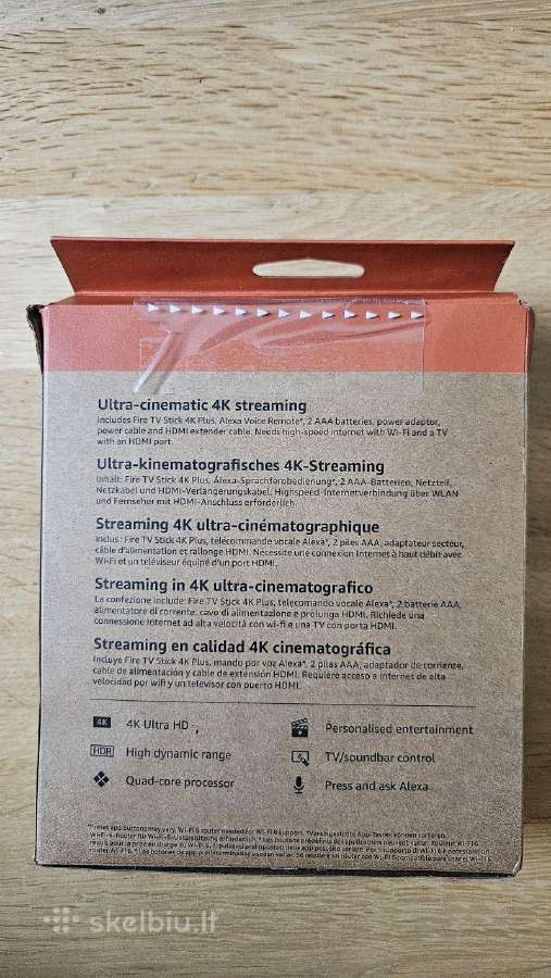 Amazon fire TV stick 4k Plus - nuotraukos Nr. 2