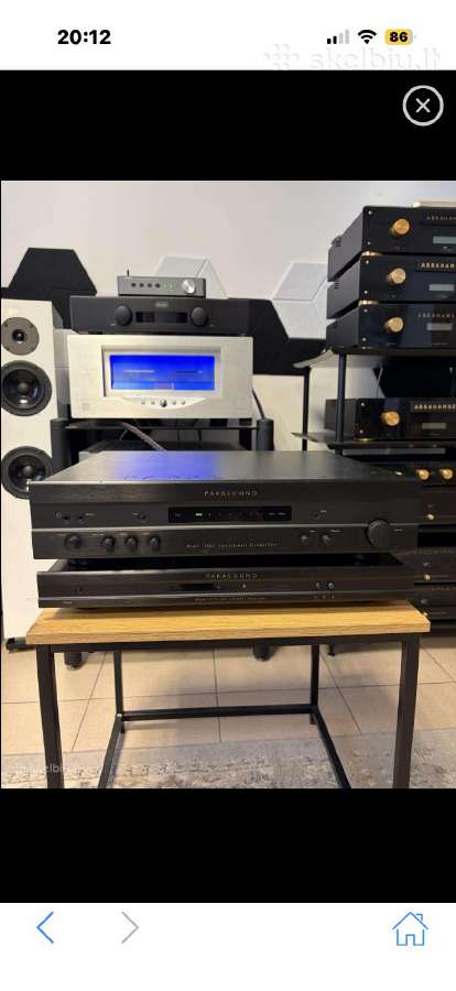 Parasound Stereo Komplektas (Usa) - nuotraukos Nr. 2