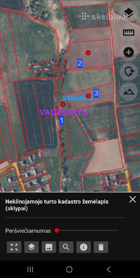 Parduodami trys žemės ūkio paskirties sklypai