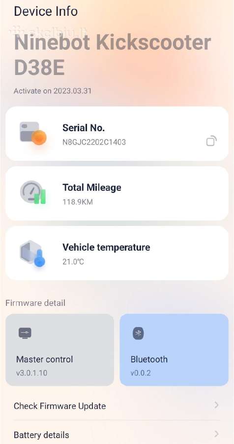 Segway Ninebot D38e 2vnt iki 120km rida - nuotraukos Nr. 8