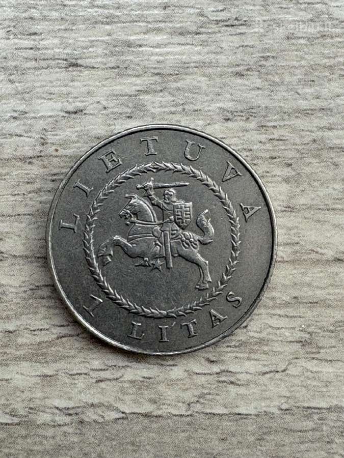 2004 m. Lietuvos 1 lito proginė moneta - nuotraukos Nr. 2