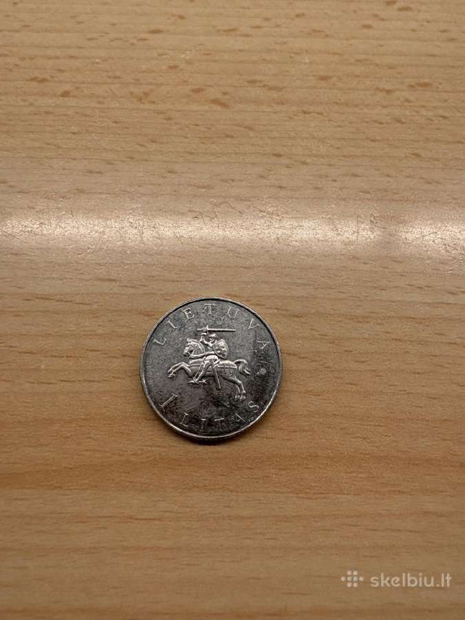1 litas Vilnius Europos kultūros sostinė 2009 - nuotraukos Nr. 2