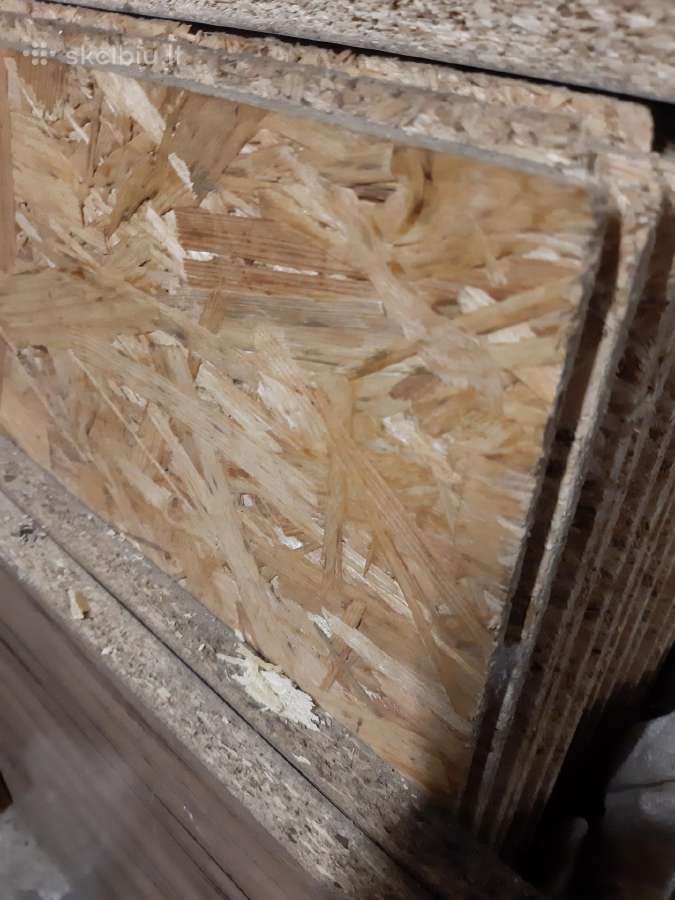 Plokštės Osb 15mm. 2500 / 625 su špuntu 17vnt