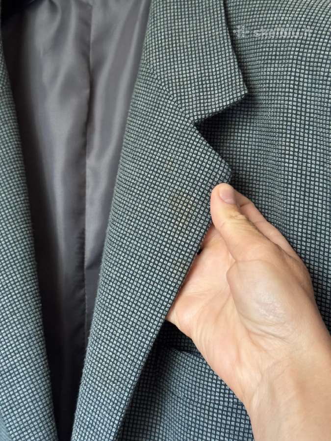 Žalias vintažinis vyriškas švarkas 3xl/4xl - nuotraukos Nr. 10