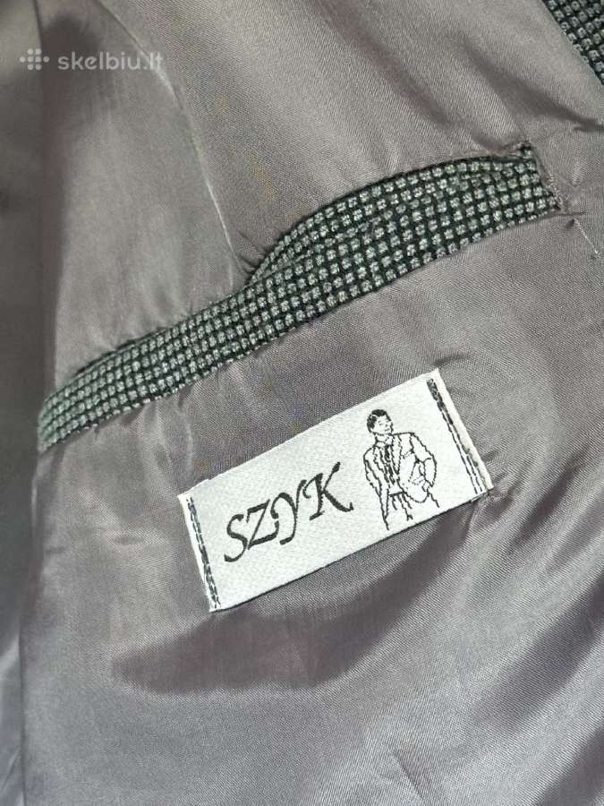 Žalias vintažinis vyriškas švarkas 3xl/4xl - nuotraukos Nr. 15