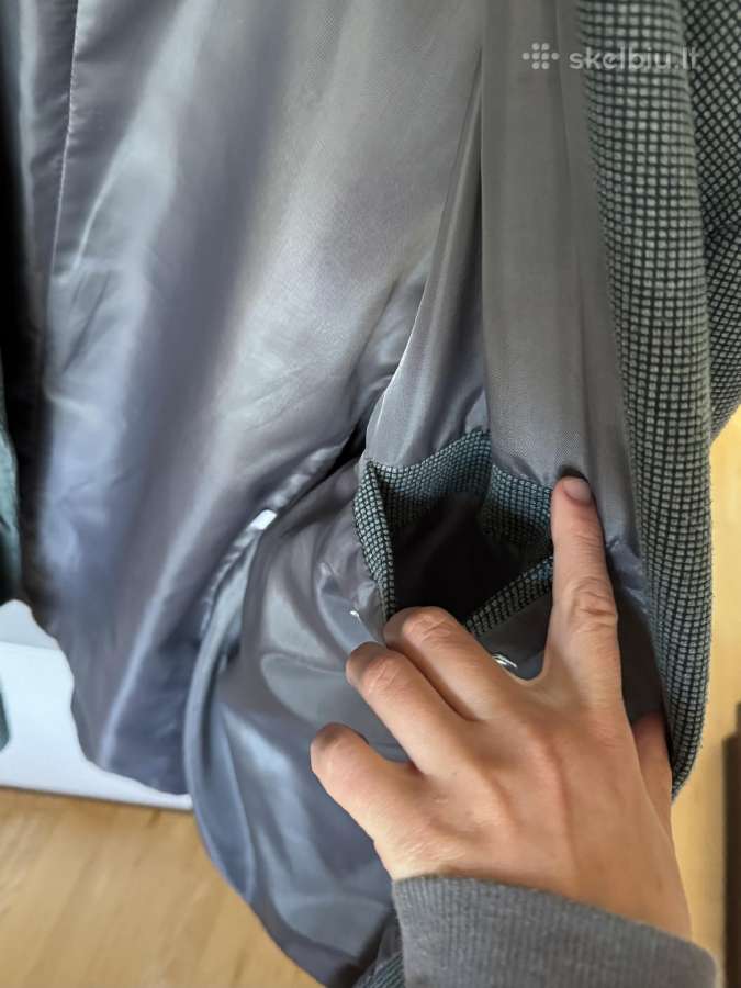 Žalias vintažinis vyriškas švarkas 3xl/4xl - nuotraukos Nr. 17