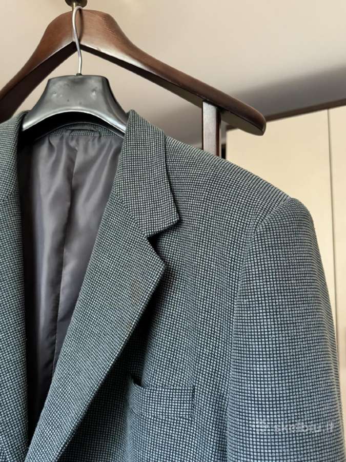 Žalias vintažinis vyriškas švarkas 3xl/4xl - nuotraukos Nr. 18