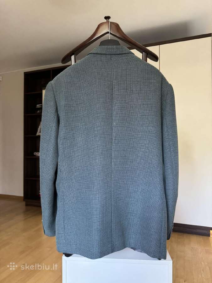 Žalias vintažinis vyriškas švarkas 3xl/4xl - nuotraukos Nr. 19