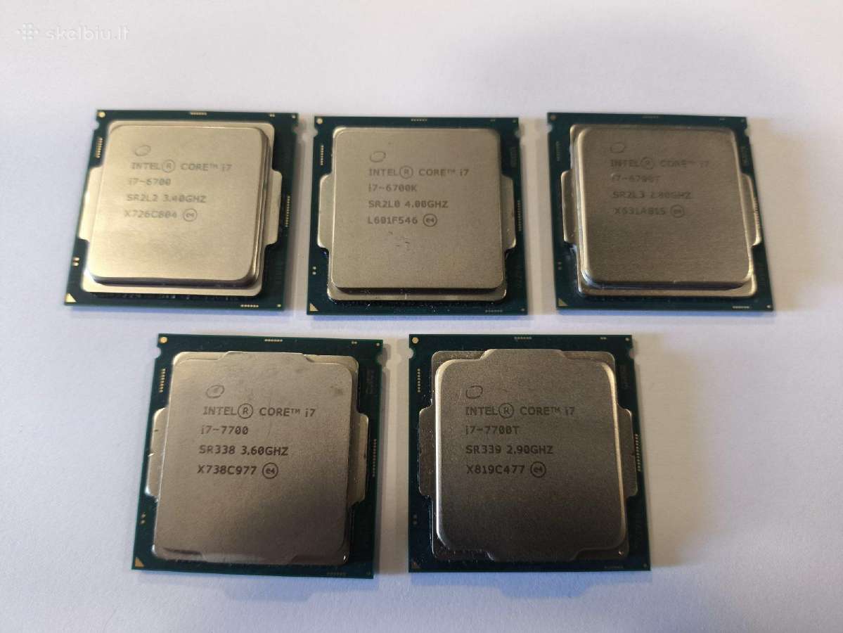 I7-6700, i7-6700t, i7-6700k, i7-7700, i7-7700t