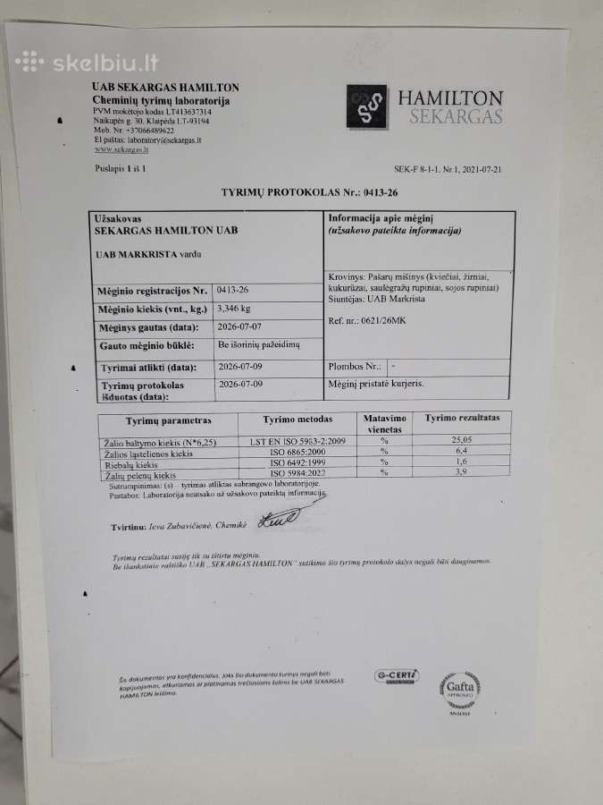 25% balt. traišk. grūd. mišin Ltkpg298390 - nuotraukos Nr. 2