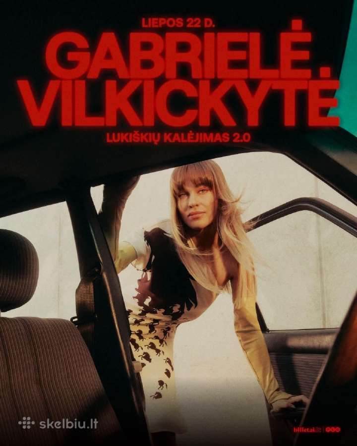 Bilietai į Gabrielės Vilkickytės koncertą