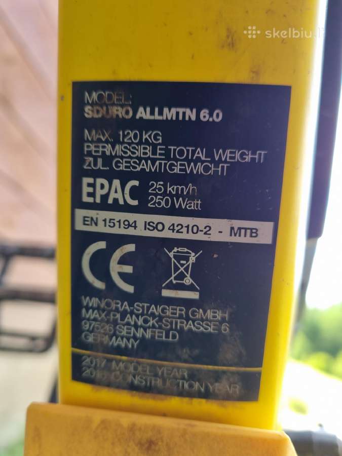 Haibike elektrinis dviratis - nuotraukos Nr. 8