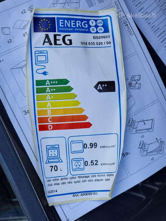Nauja Aeg Bks99933t su Garais + garantija - nuotraukos Nr. 15