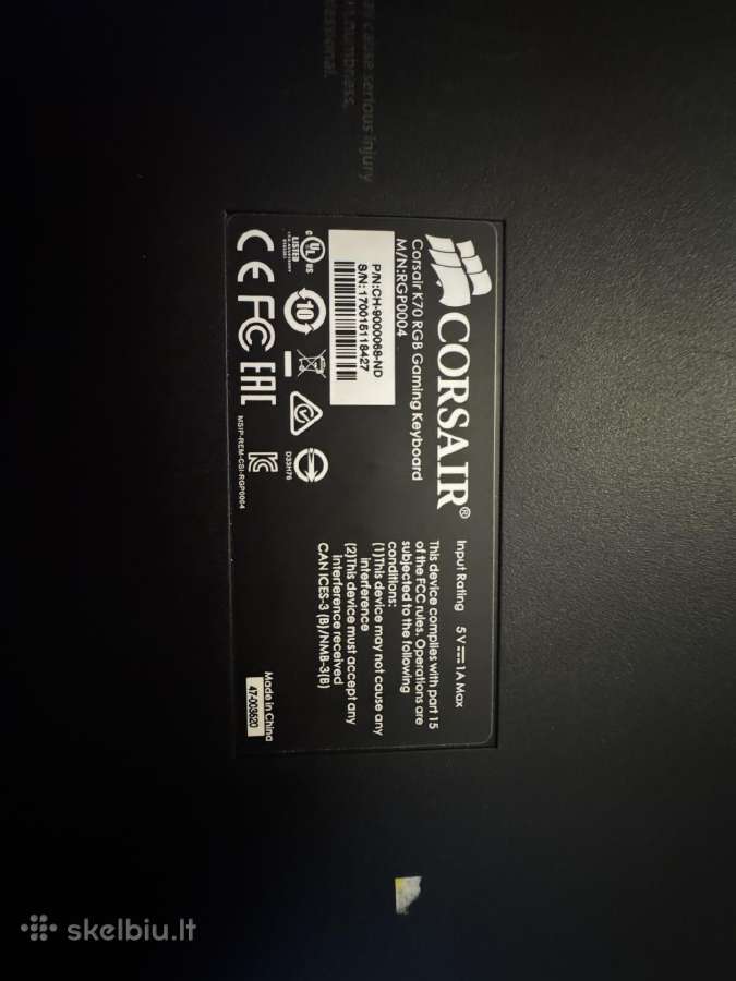 Corsair k70 - nuotraukos Nr. 5