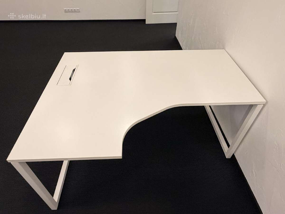 Kokybiškas baltas darbo stalas (ne ikea) - nuotraukos Nr. 3