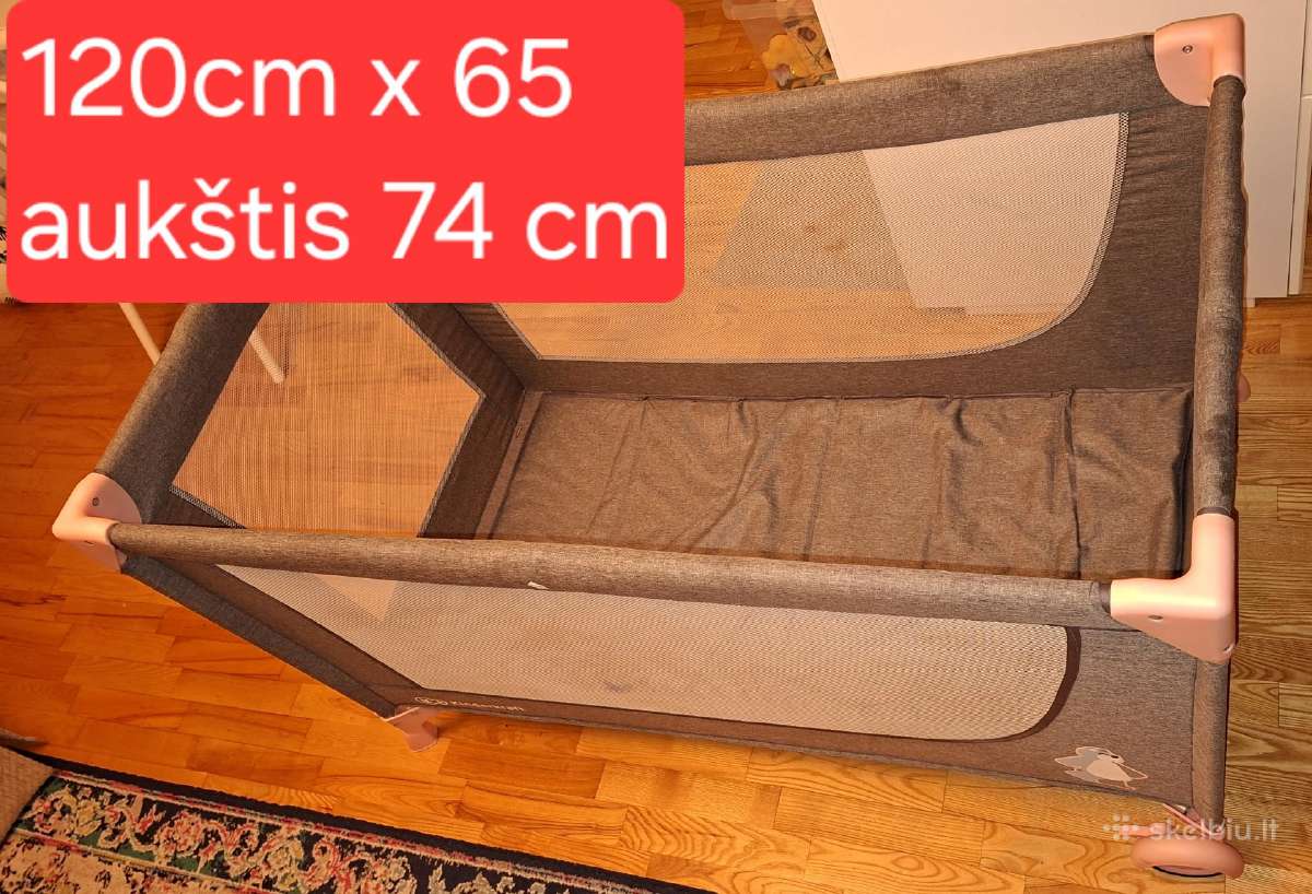 Maniežas sulankstomas lovytė