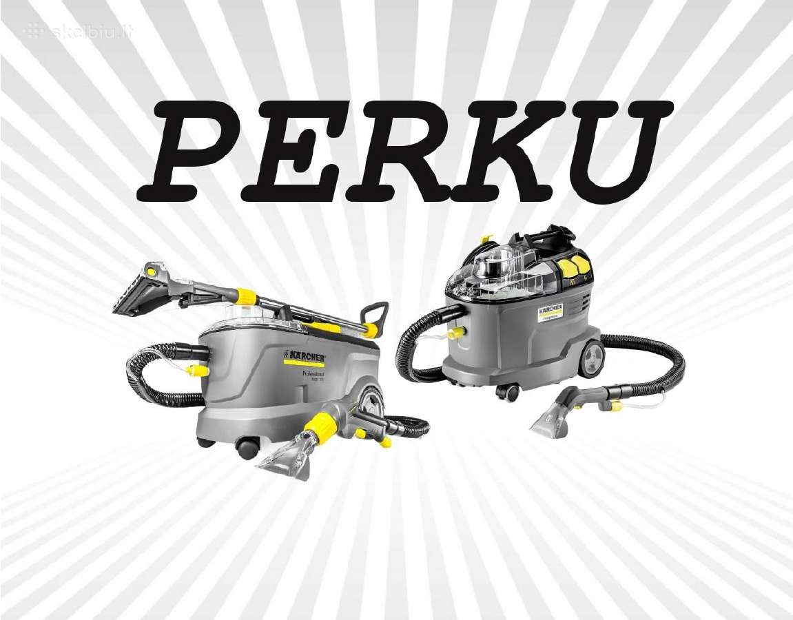 Perku Karcher plaunančius siurblius