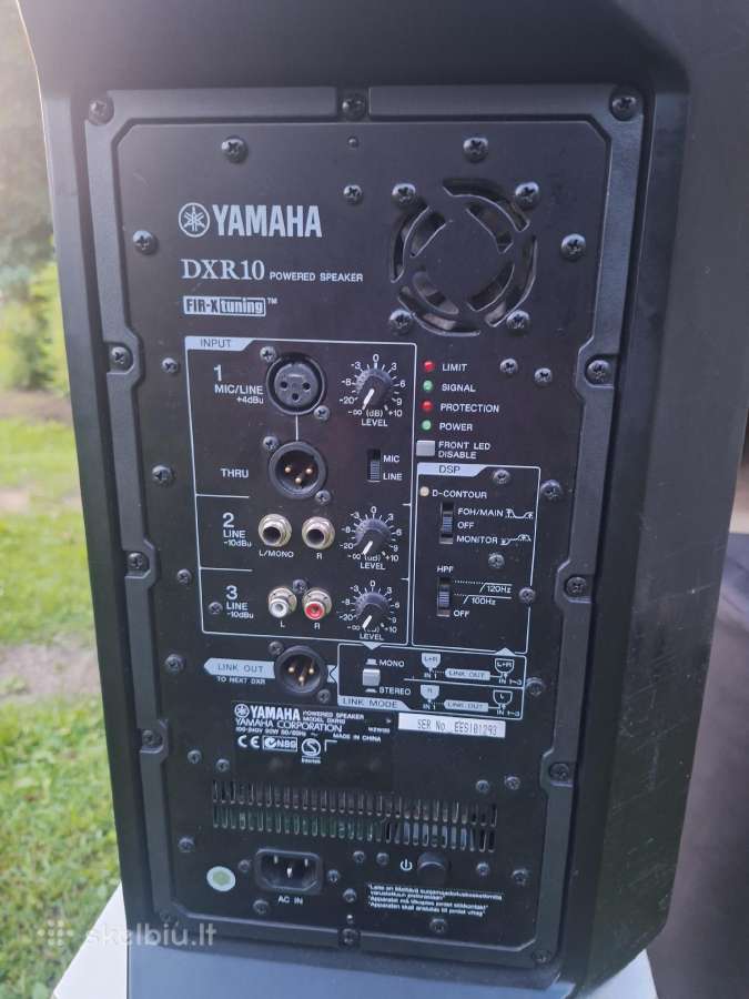 Yamaha Dxr10 - nuotraukos Nr. 2