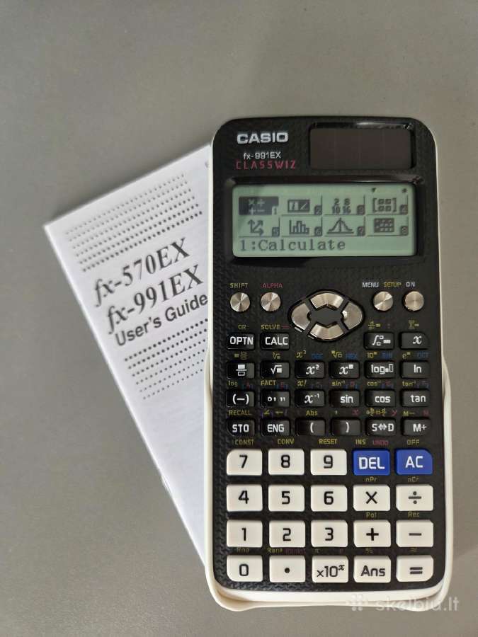 Casio fx-991-ex skaičiuotuvas