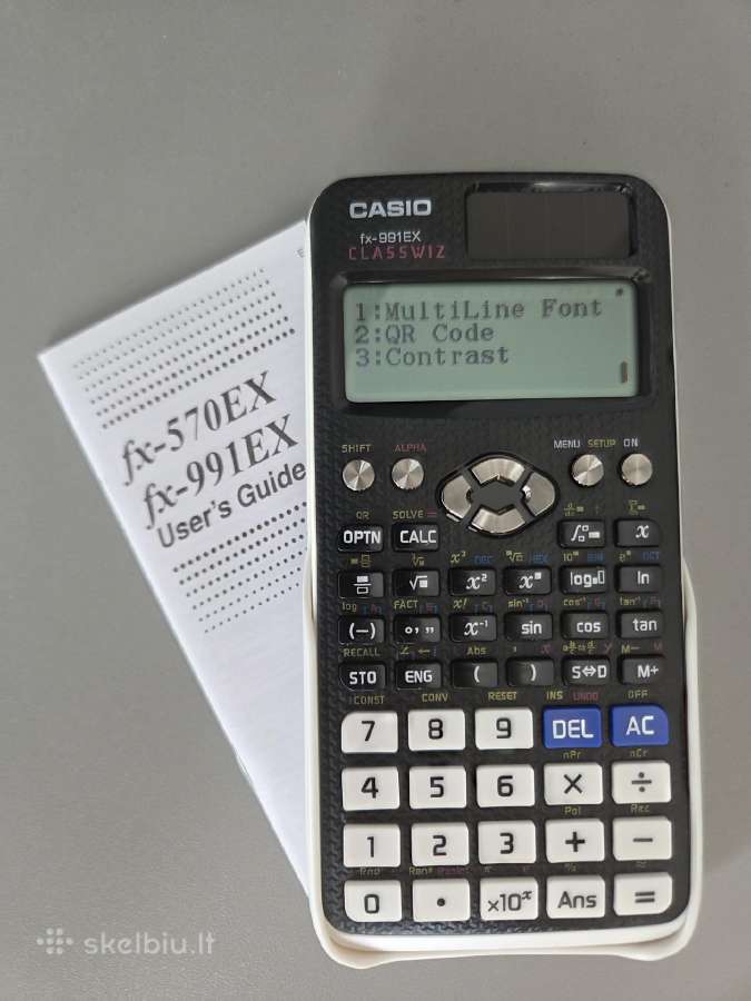 Casio fx-991-ex skaičiuotuvas - nuotraukos Nr. 3