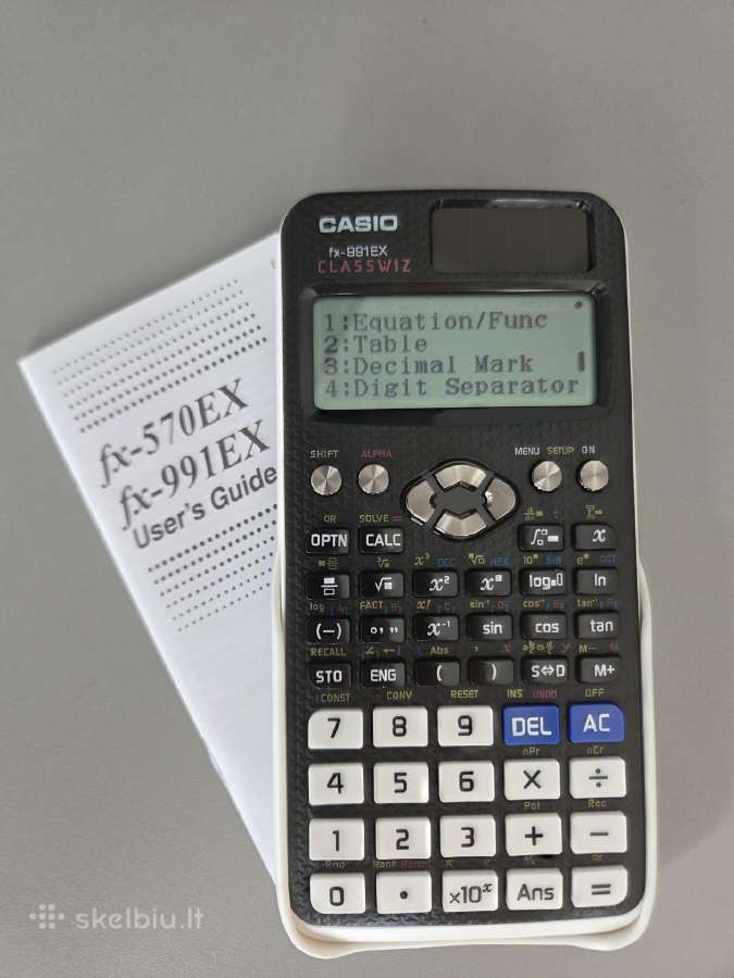 Casio fx-991-ex skaičiuotuvas - nuotraukos Nr. 4