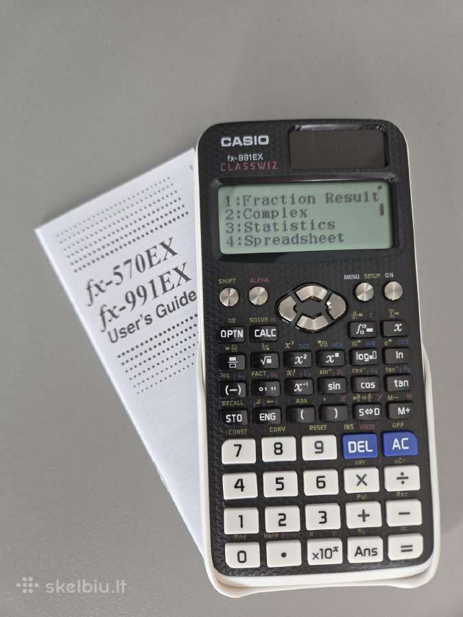 Casio fx-991-ex skaičiuotuvas - nuotraukos Nr. 5