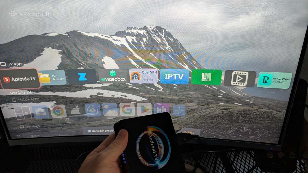 TV priedėlis Ott TV Box 4gb RAM / 64gb Android 14 - nuotraukos Nr. 2