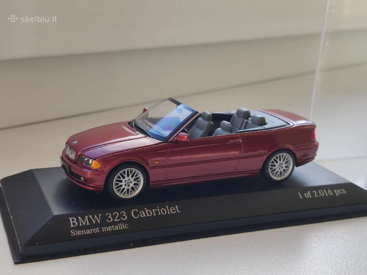 1:43 bmw e46 323ci cabriolet minichamps - nuotraukos Nr. 2