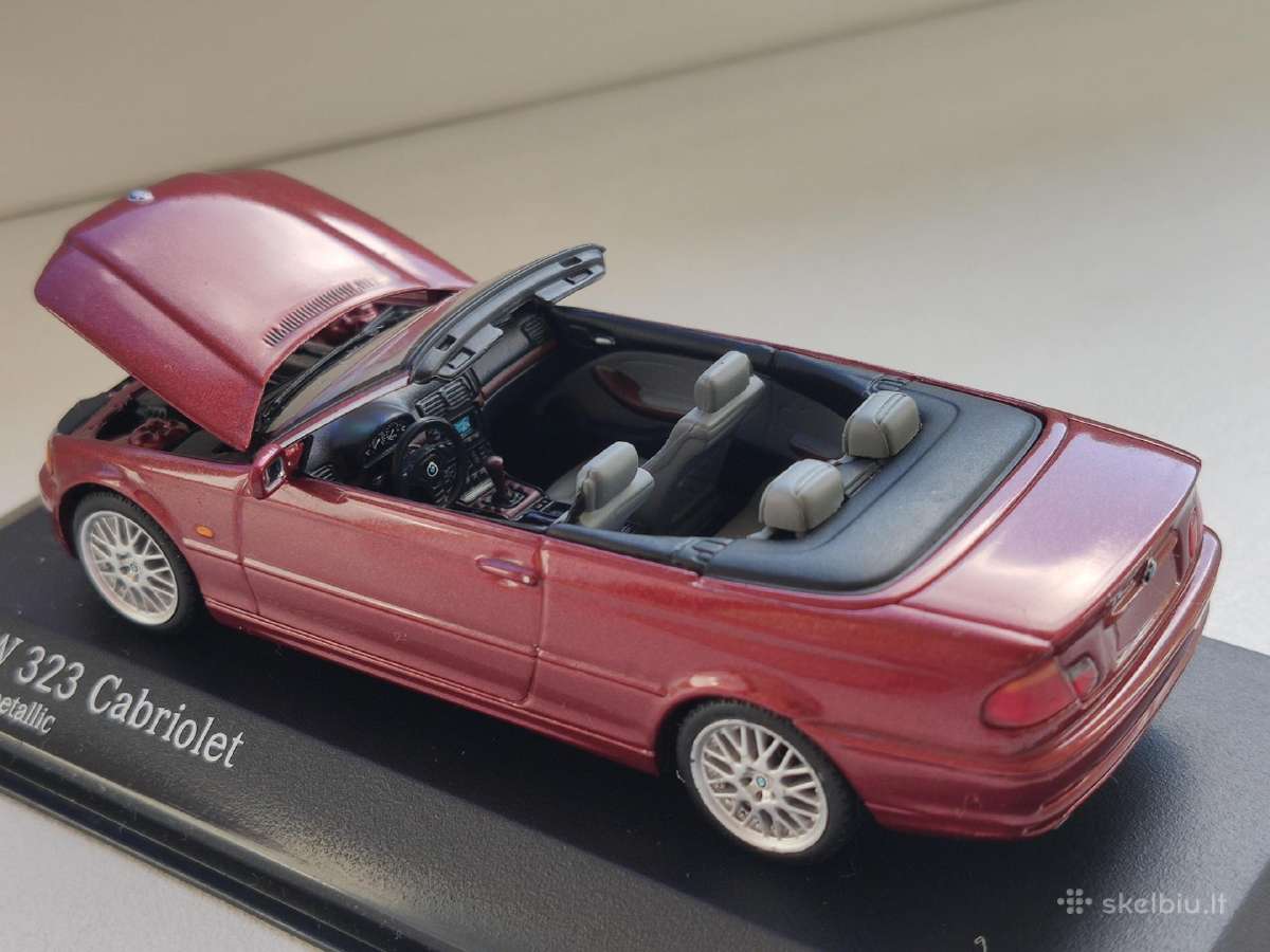 1:43 bmw e46 323ci cabriolet minichamps - nuotraukos Nr. 4