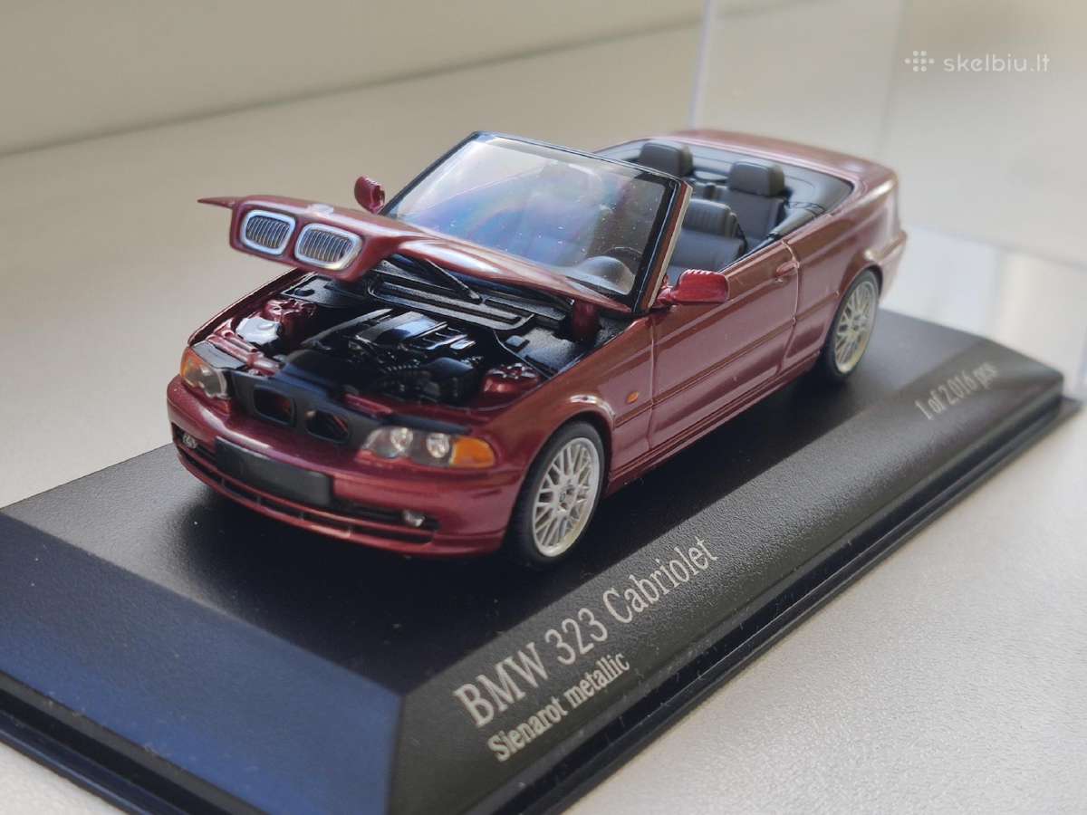 1:43 bmw e46 323ci cabriolet minichamps - nuotraukos Nr. 5