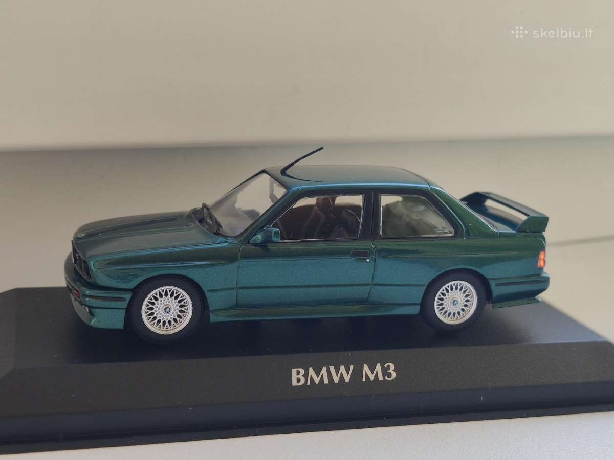 1:43 bmw e30 m3 coupe minichamps - nuotraukos Nr. 3