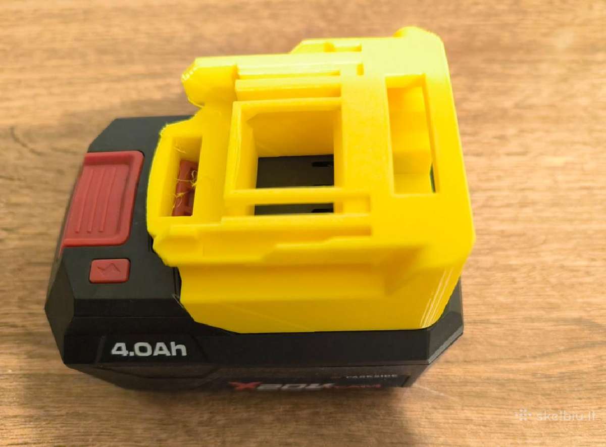 Adapteris Parkside 20v į Makita įrankius