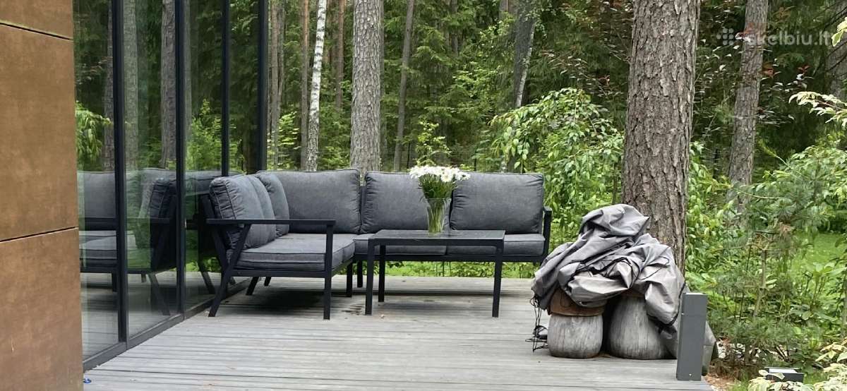 Lauko kampinė moderni sofa prabangi ir ilgaamžė - nuotraukos Nr. 3
