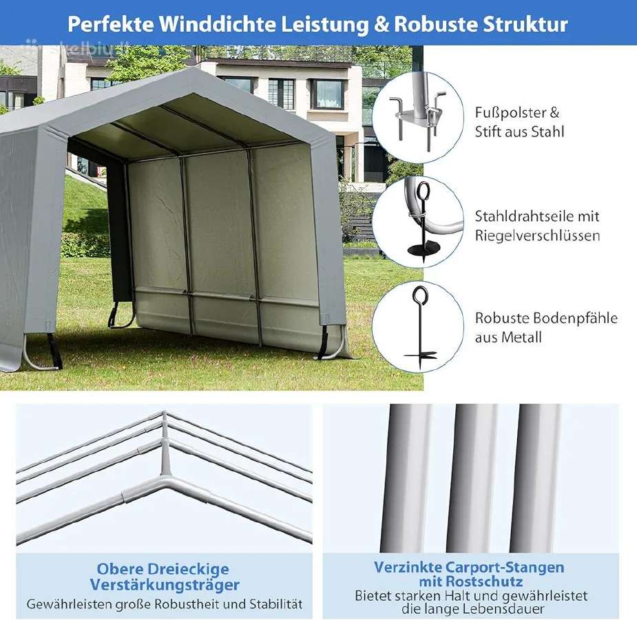 Sandėliuko, pavėsinės, garažo rėmas - nuotraukos Nr. 3