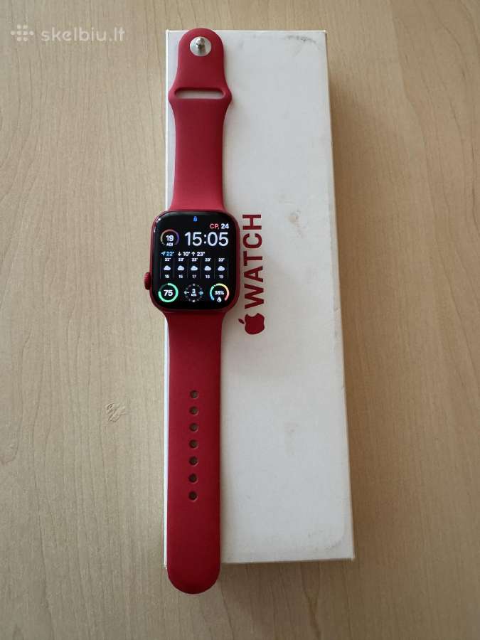 Apple Watch 9, Red Edition, 45 mm GPS+cellular - nuotraukos Nr. 6