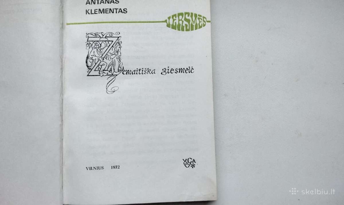 A. Klementas. Žemaitiška giesmelė. 1972 m. - nuotraukos Nr. 2