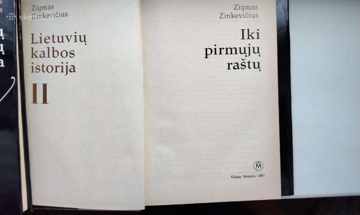 Z. Zinkevičius. Lietuvių k istorija. T.1,2,3,4,6,r - nuotraukos Nr. 9