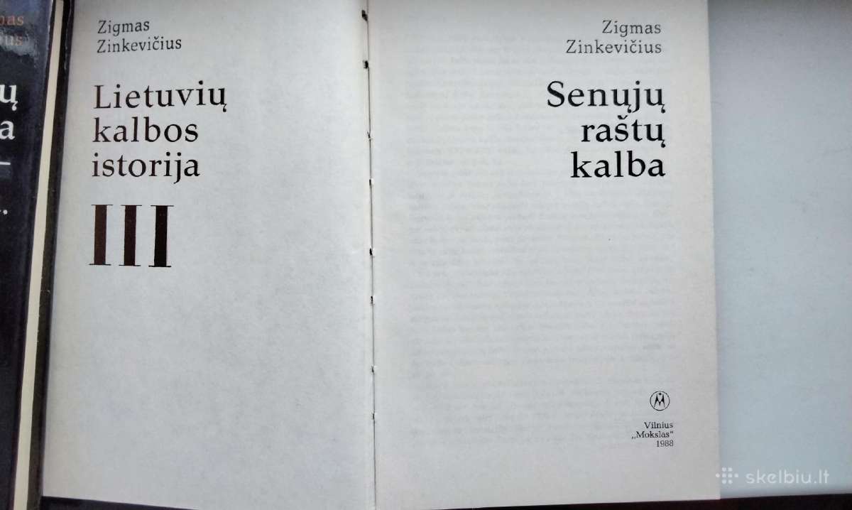 Z. Zinkevičius. Lietuvių k istorija. T.1,2,3,4,6,r - nuotraukos Nr. 14