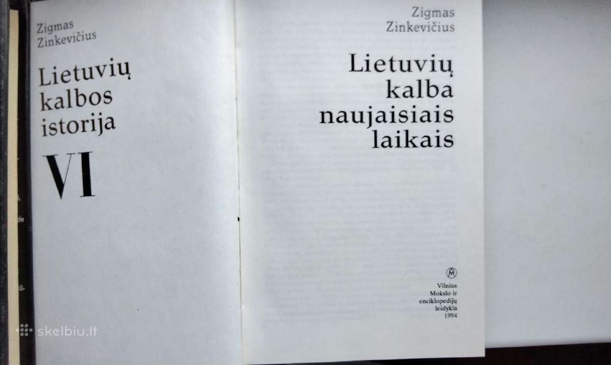 Z. Zinkevičius. Lietuvių k istorija. T.1,2,3,4,6,r - nuotraukos Nr. 22