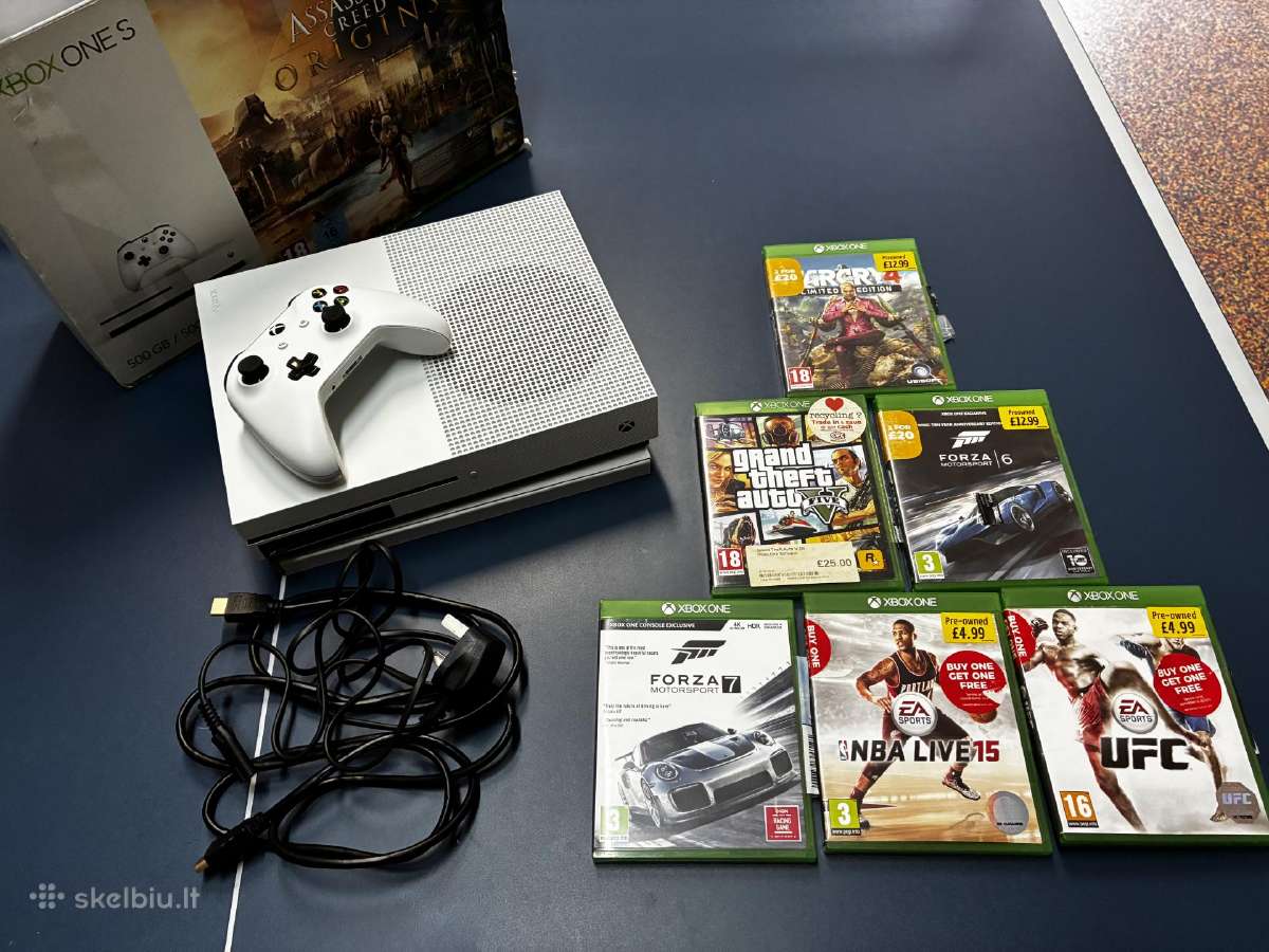 Parduodu Xbox One S 500gb