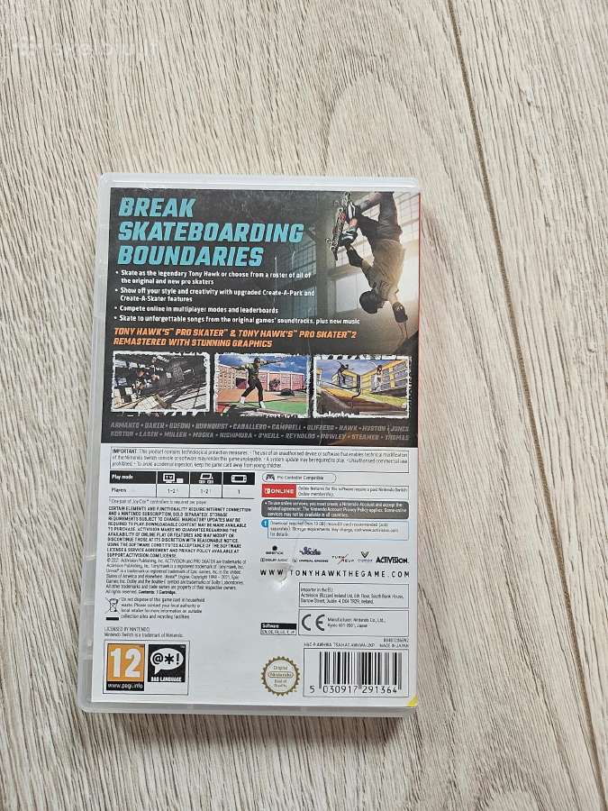 Tony Hawk Pro Skater 1+2 Nintendo Switch žaidimas - nuotraukos Nr. 2