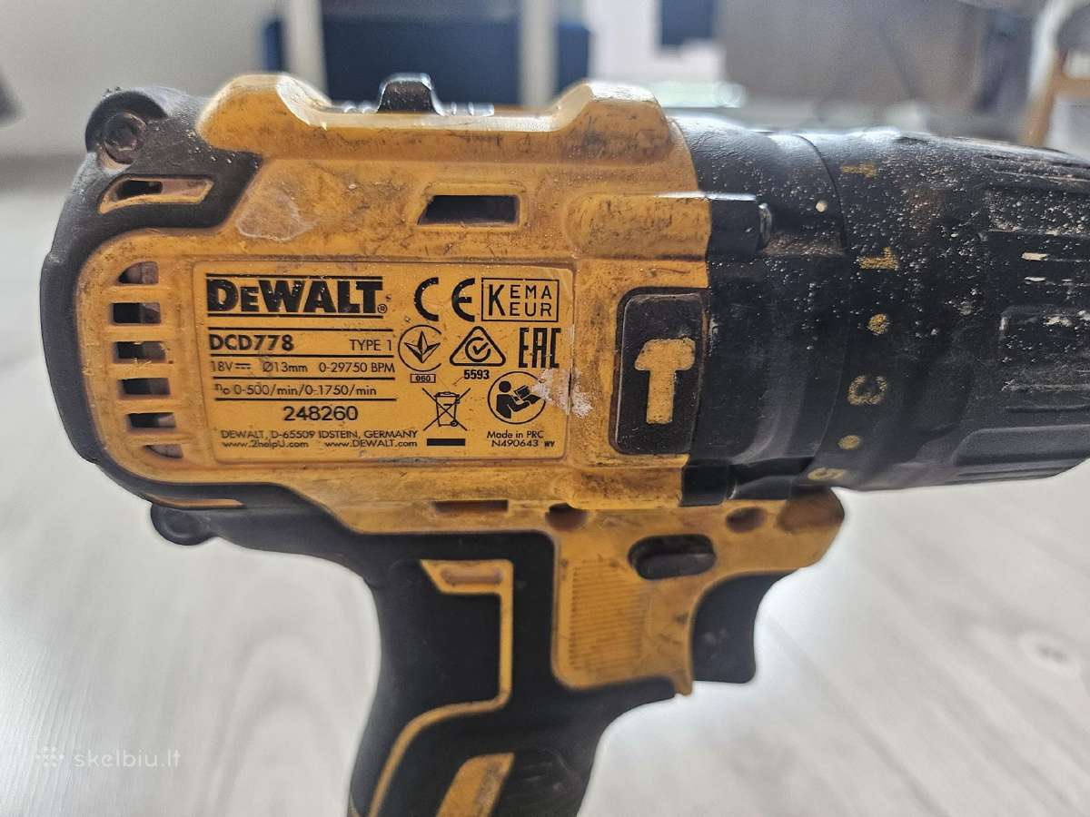 Dewalt gręžtuvas - 36 Eur - nuotraukos Nr. 2