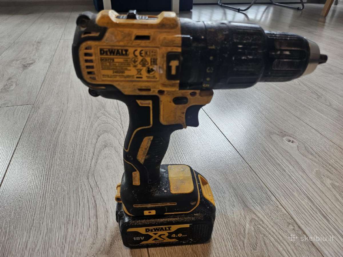 Dewalt Dcd778 - 38 Eur, Akumuliatoriai po 30 Eur