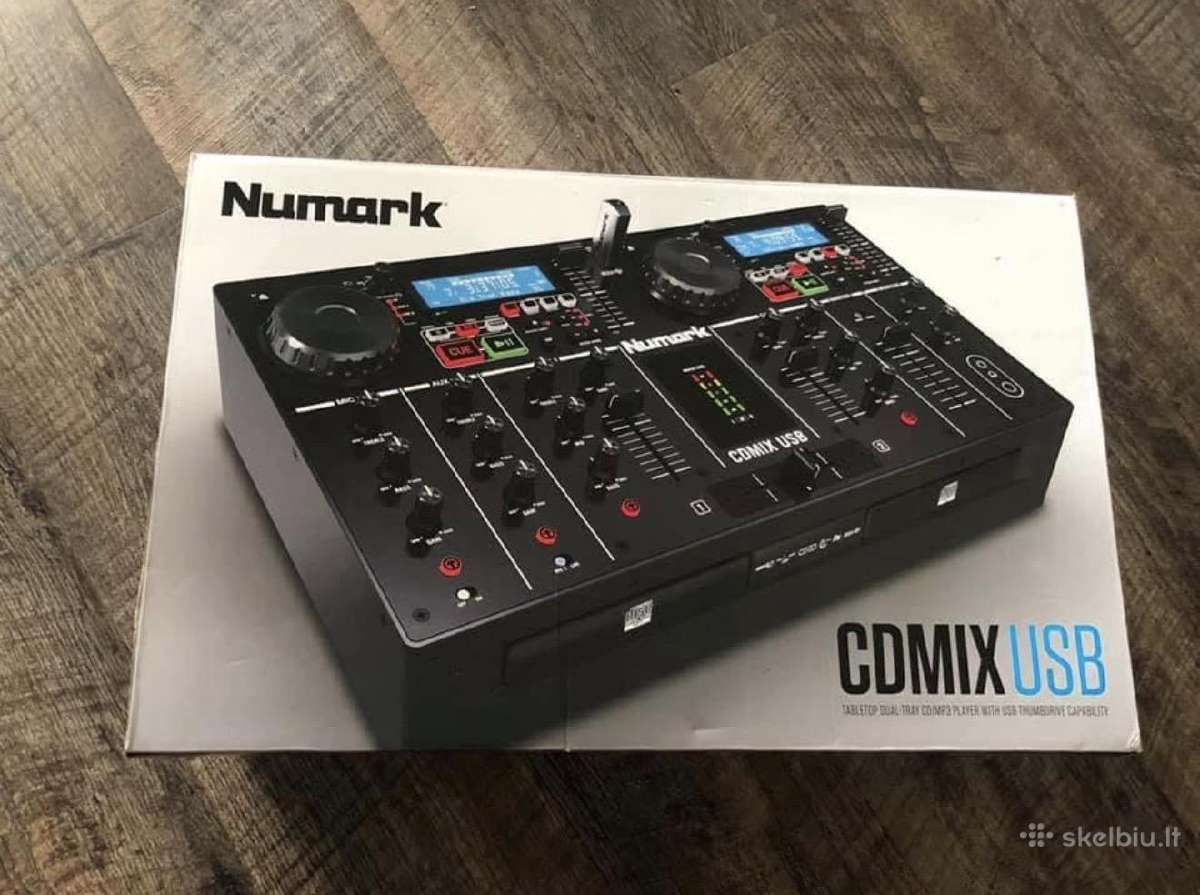 Visiškai naujas Numark Cdmix Usb Dj kontroleris /