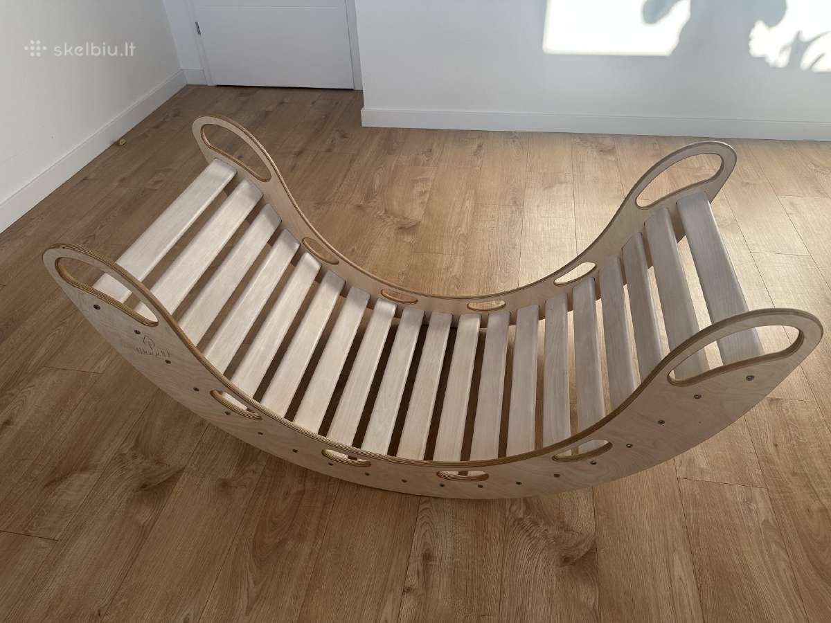 Montessori medinė supuoklė (Pikler lankas) Pirkt - nuotraukos Nr. 5