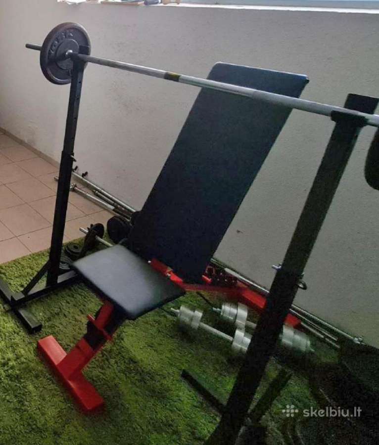 Parduodu rimto metalo suoliuka su stanga