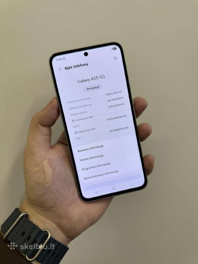 Samsung A55 5G 8/128 - nuotraukos Nr. 4