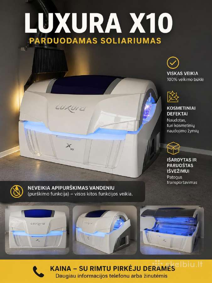 Luxura x10 soliariumas