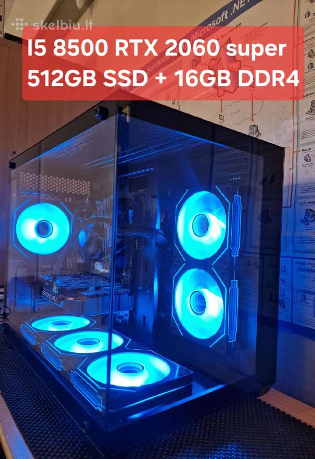 I5 8500 Rtx 2060 super 16gb Nvme 512gb 500gb HDD